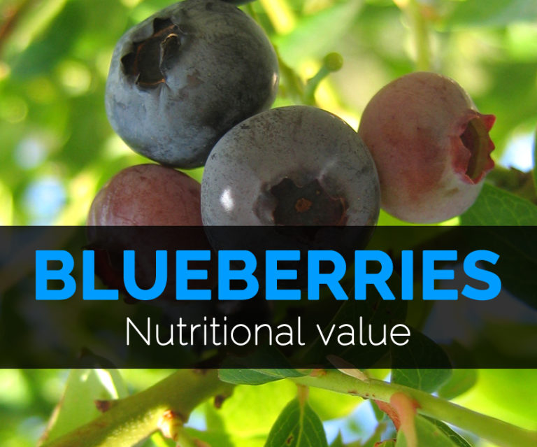 Blueberries nutritional value