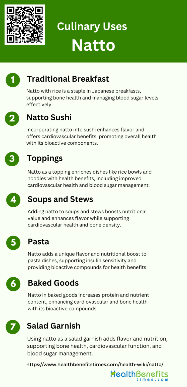 Culinary Uses Natto (1) | Health Benefits