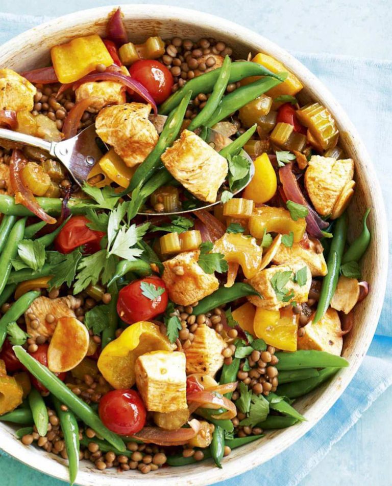 One-Pan-Chicken-&-Lentils-Recipe