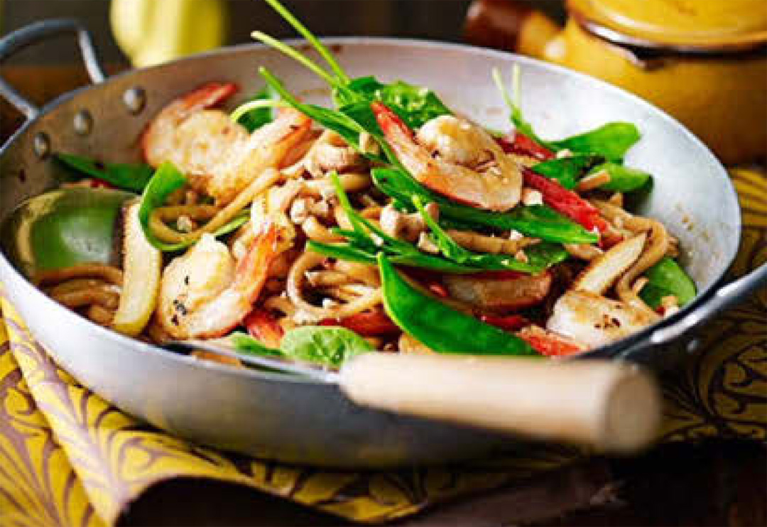 Quick Prawn Chilli And Noodle Stir Fry Recipe 9557