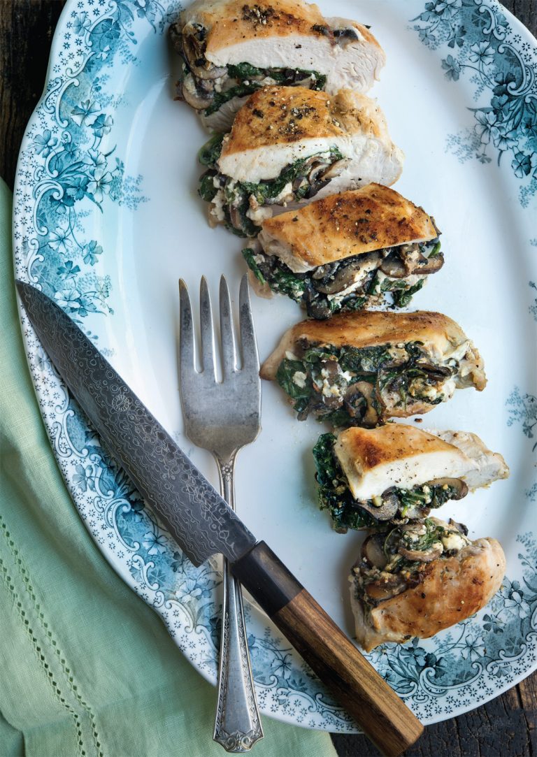 Spinach Mushroom-Stuffed Chicken Breasts Recipe - Healthy Recipe