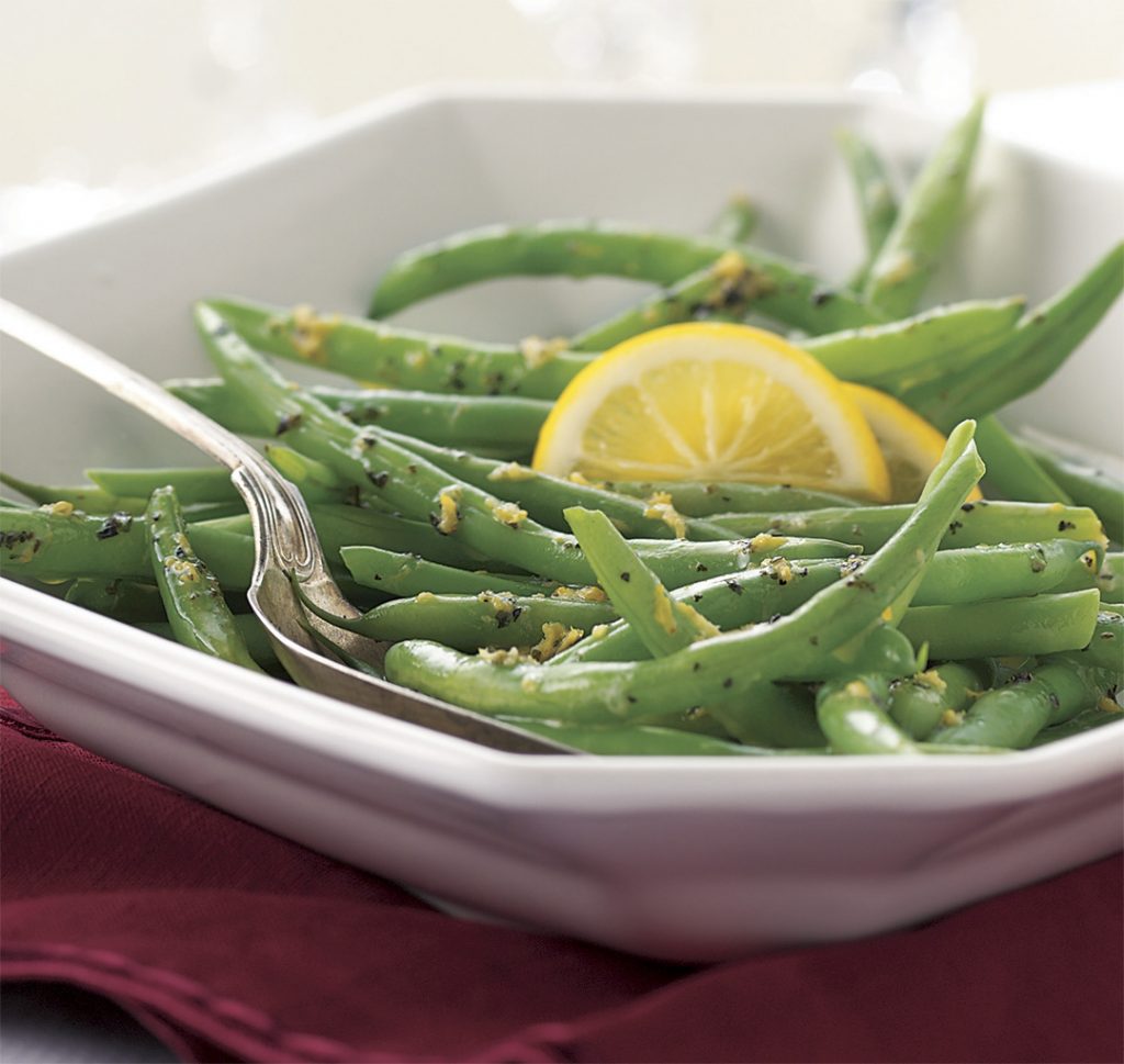 Green Beans with Lemon-Herb Butter Recipe - Healthy Recipe