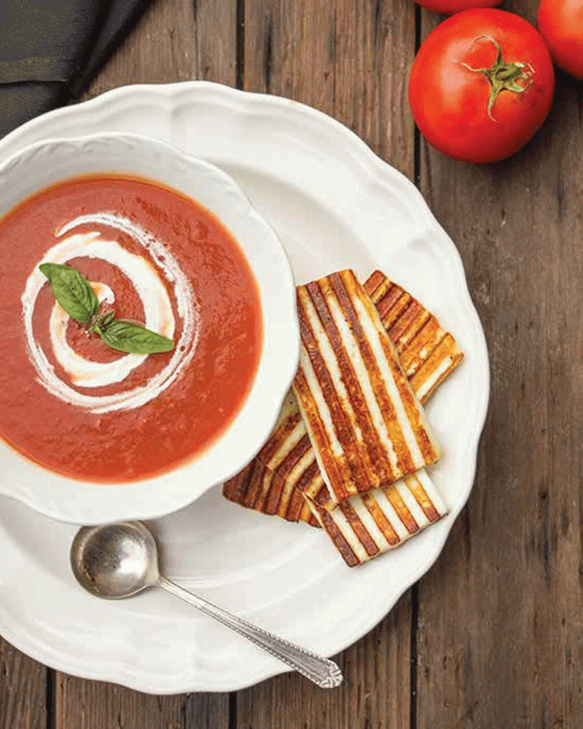 Easy Tomato Soup with Grilled Cheese Recipe - Healthy Recipe