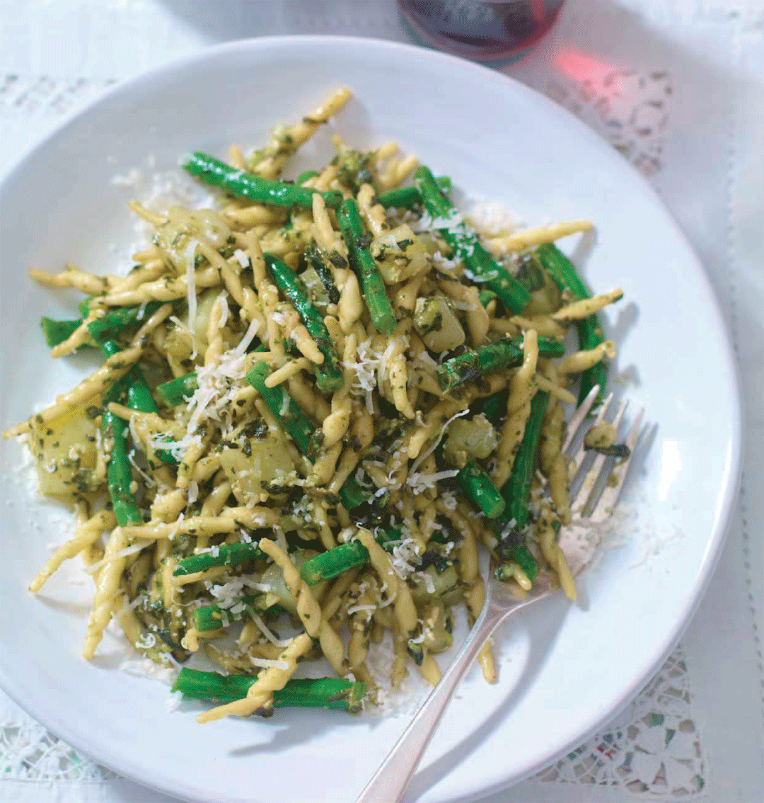 Trofie with Pesto Recipe - Healthy Recipe
