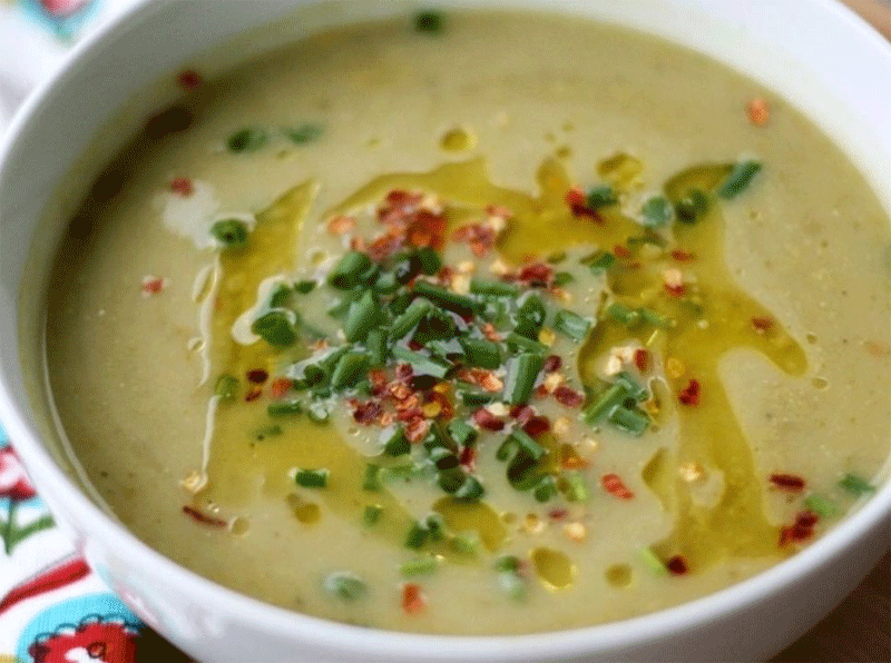 Asparagus potato soup recipe - Healthy Recipe